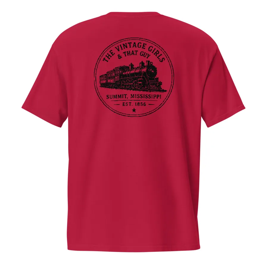 Railroad Tee — Black Ink, back
