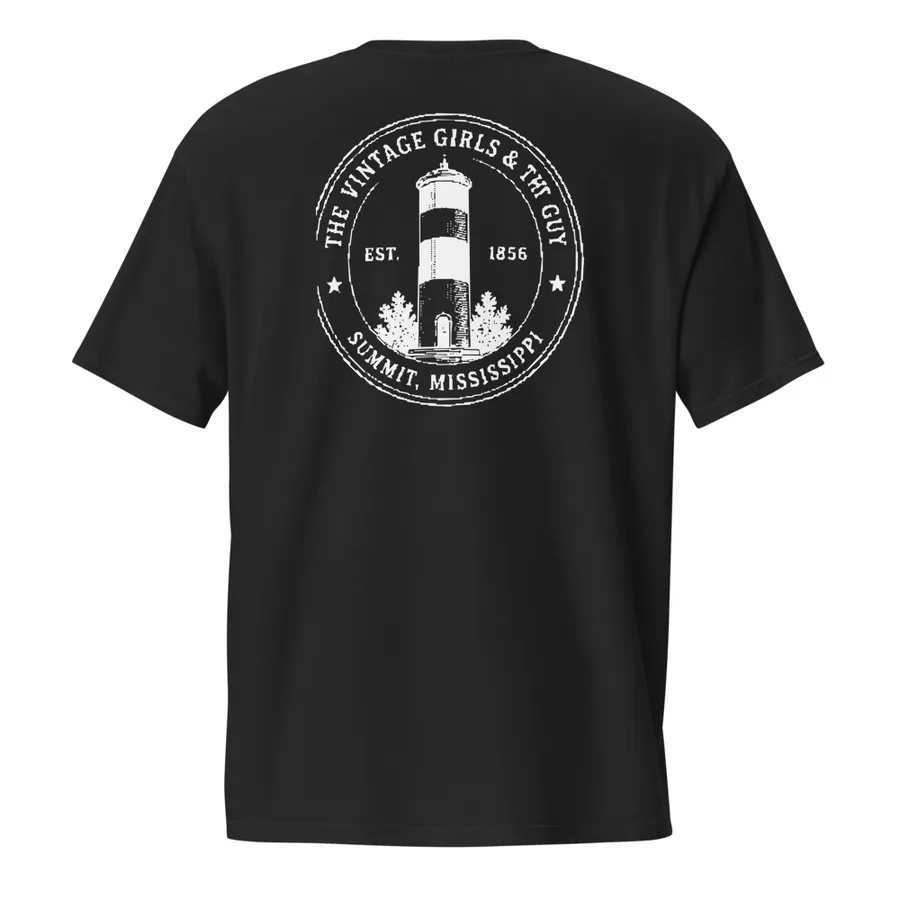 Standpipe Tee — White Ink, back